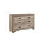 Ensemble de chambre à coucher à panneau 5 pièces: lit, commode, miroir, table de chevet, commode-84689565-84689566