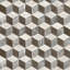Marbre hexagonal à jet d'eau, blanc, gris, noir, 3 couleurs, marbre naturel, pour plancher et mur, carrelage en marbre poli, pierre naturelle, 1 boîte de 12 pièces