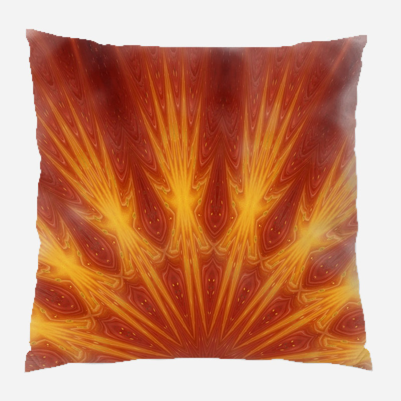 Graphic Microsuede Reversible Throw Pillow