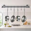 Handcrafted Low Ceiling Bar Hammered Steel-837060801
