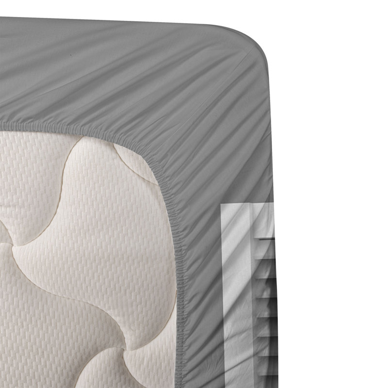Microfiber Sheet Set, King Sheet Set with Fitted Sheet and Pillowcase