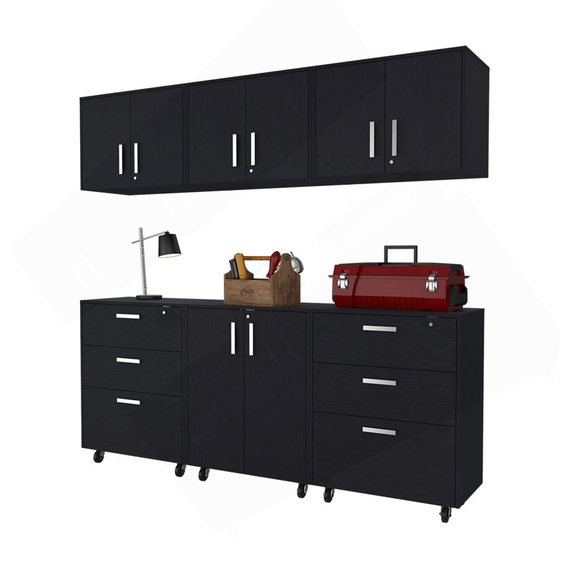 Wenge 6 Piece Garage Set