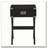 Black 1-drawer End Table-524920643