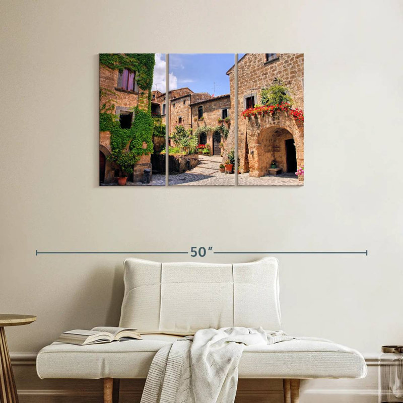 Sebbie, pittoresque ville italienne, H 24 po x l 38 po