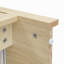 Grande armoire de rangement arquée 70,20 "