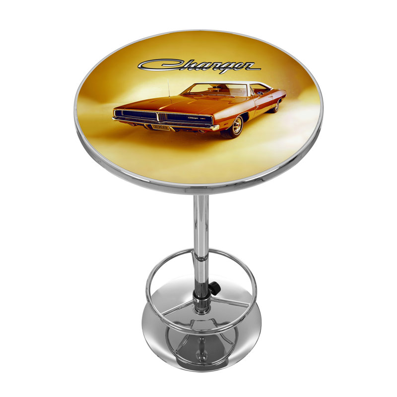 Round Metal Base Dining Table