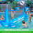 Splash Net Air Inflatable Pool Volleyball Game Set