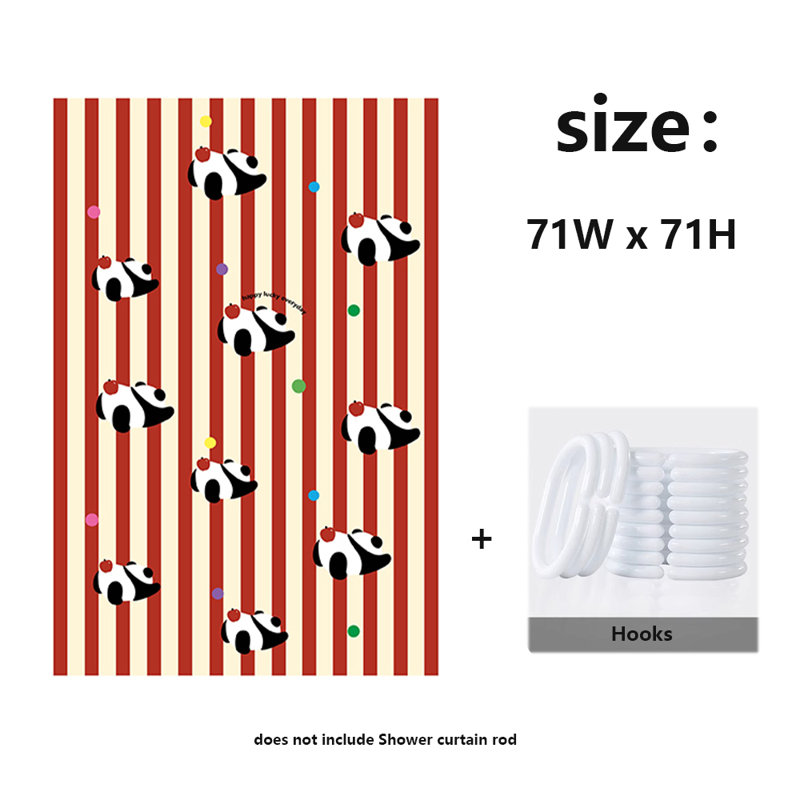 Rideau de douche en polyester