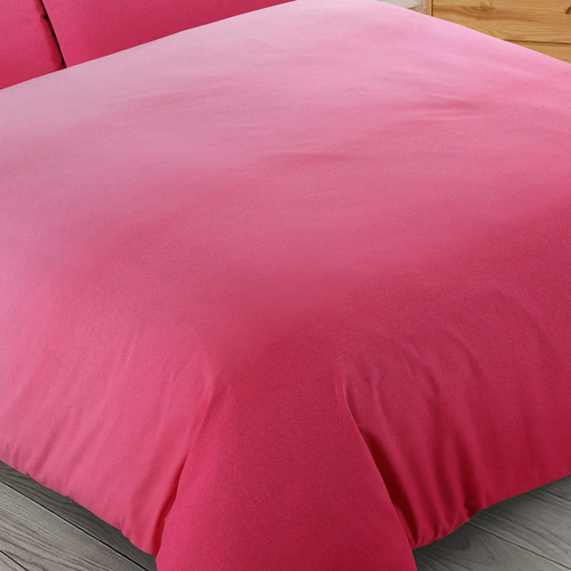 Odhren Solid Colour Duvet Cover, Pink