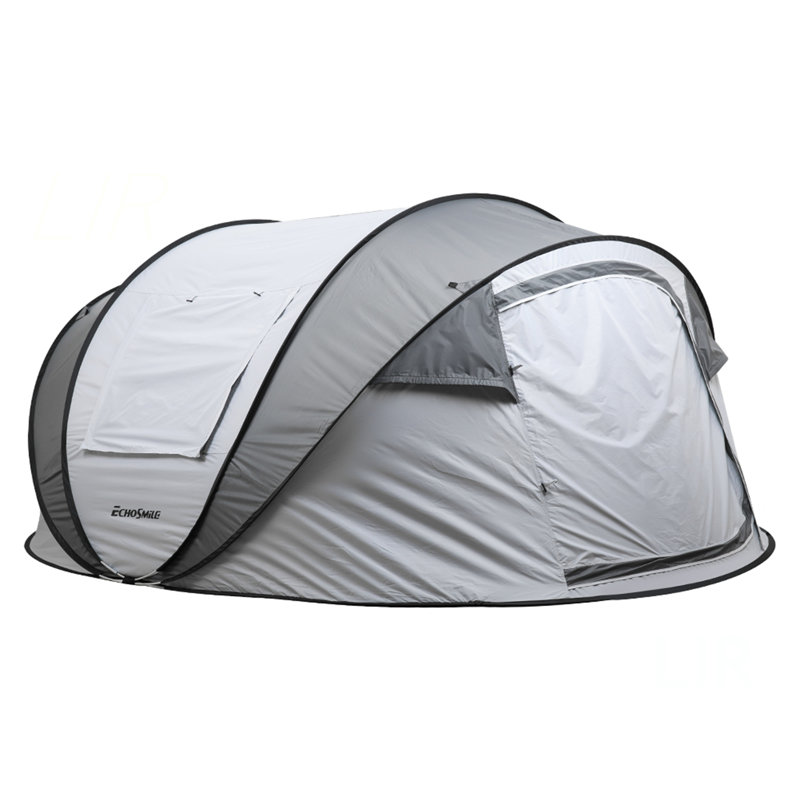 Tente de bateau escamotable pour 4-6 personnes, H 51,21 po x l 86,63 po x P 51,2 po