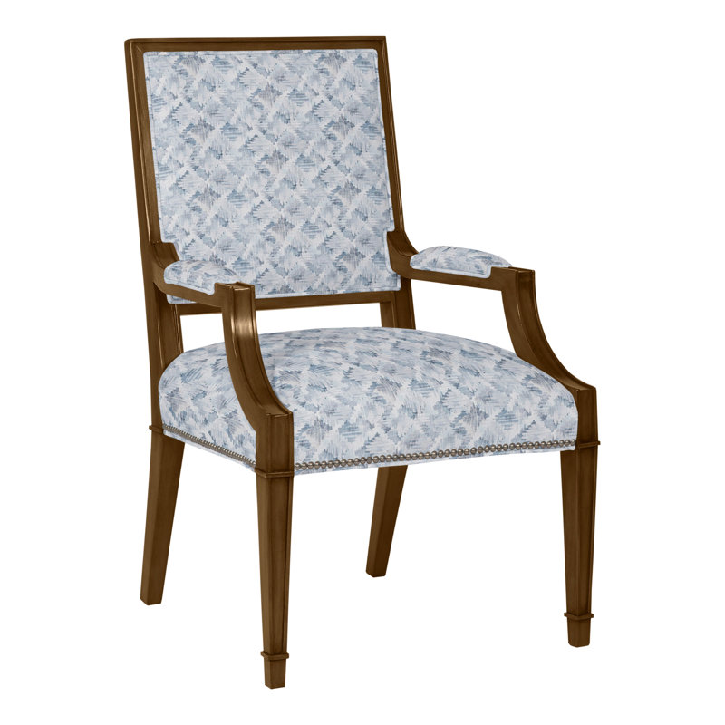 Michael Weiss Leighton Arm Chair, Casa Blanca, Worthy Snow, Yes