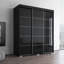 Garde-robe noire 71 po Aria-1798742084
