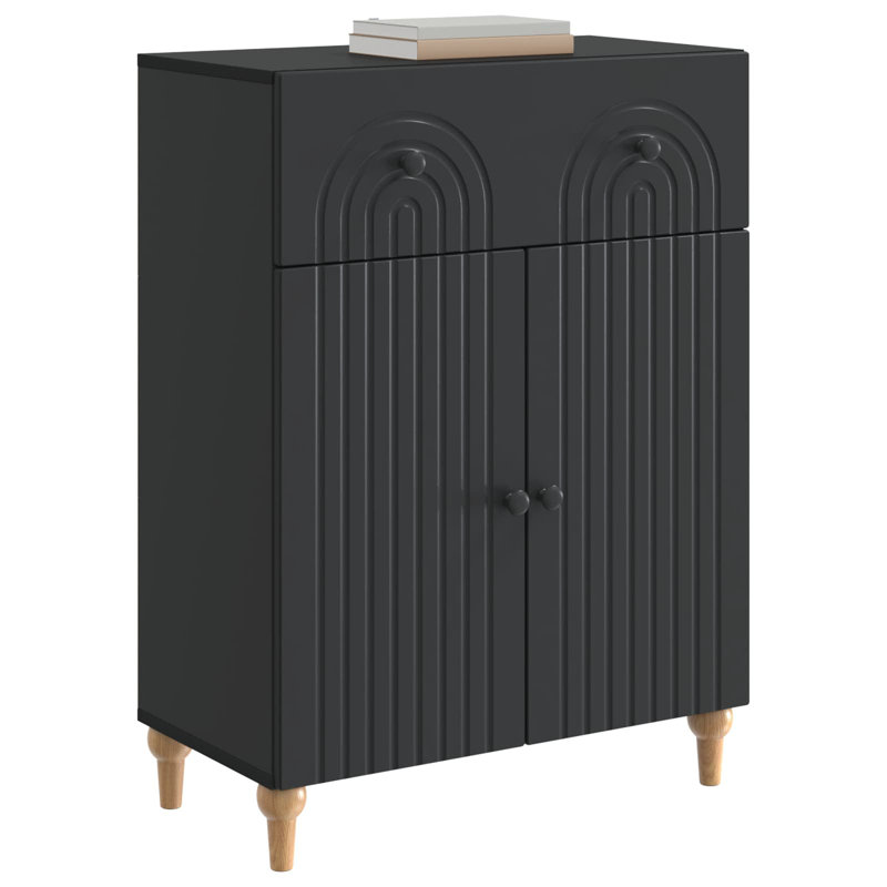 66cm Sideboard, Black