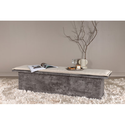 Alburtis Linen Upholstered Bench