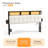 Upholstered Storage Headboard With Built-In Charging Station, LED Light Strip, Hidden Drawer And Shelf – Tufted Button Design-1580861415
