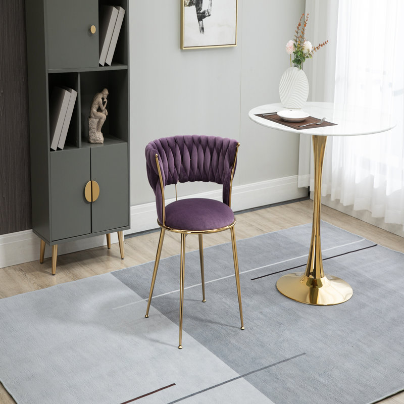 Chaises de loisirs, Velours mauve