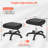 Maronay Adjustable Footrest Lab Stool with Lockable Wheels