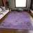Premium Machine Washable Kiyondrea Purple Rug-1232395540