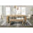 Dining Bench With Panel Legs