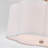 Modern Drum Linen Semi Flush Mount Ceiling Light Fixture-1594074868
