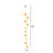 5Ft. Pre-Lit Autumn Maple Leaf Artificial Fall Garland With 10 Warm White LED String Lights - Set Of 3