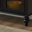 Buffet en bois massif noir