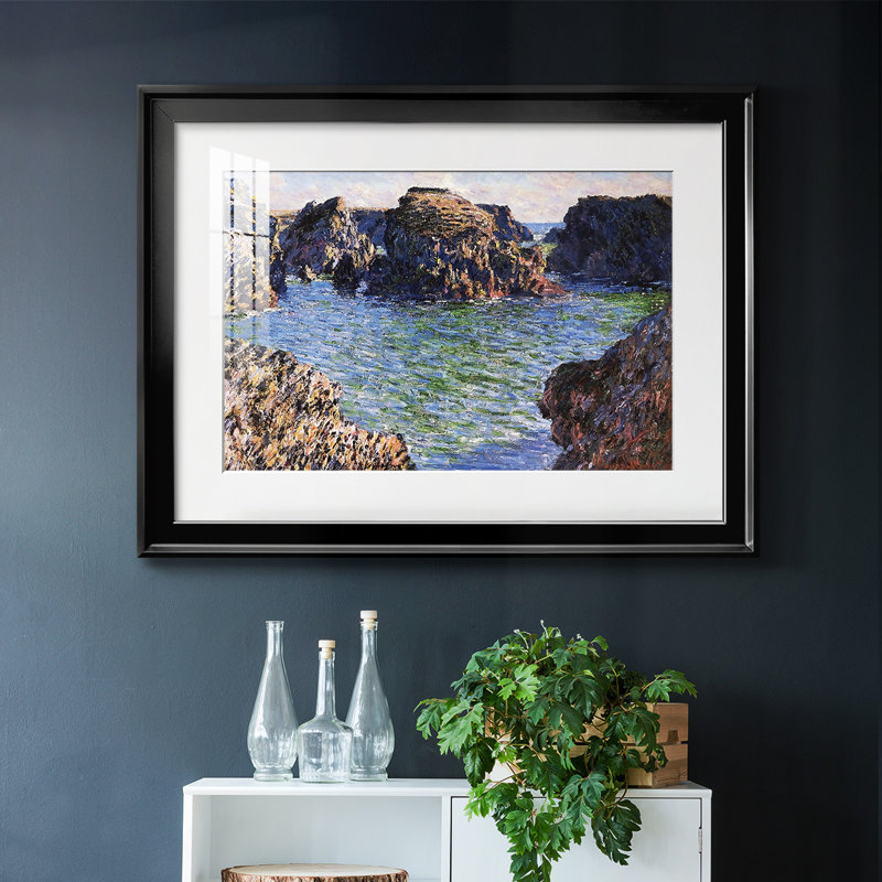 «Coming Into Port», impression sur papier, Noir, H 15 po x l 21 po x P 1,5 po