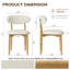 Chaise de salle à manger Solon rembourrée en bois massif-95237297-126400236