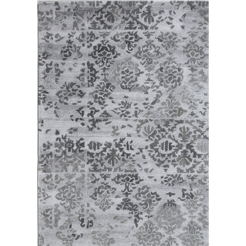 Damask Indoor Rug, Rectangle 8' x 11'