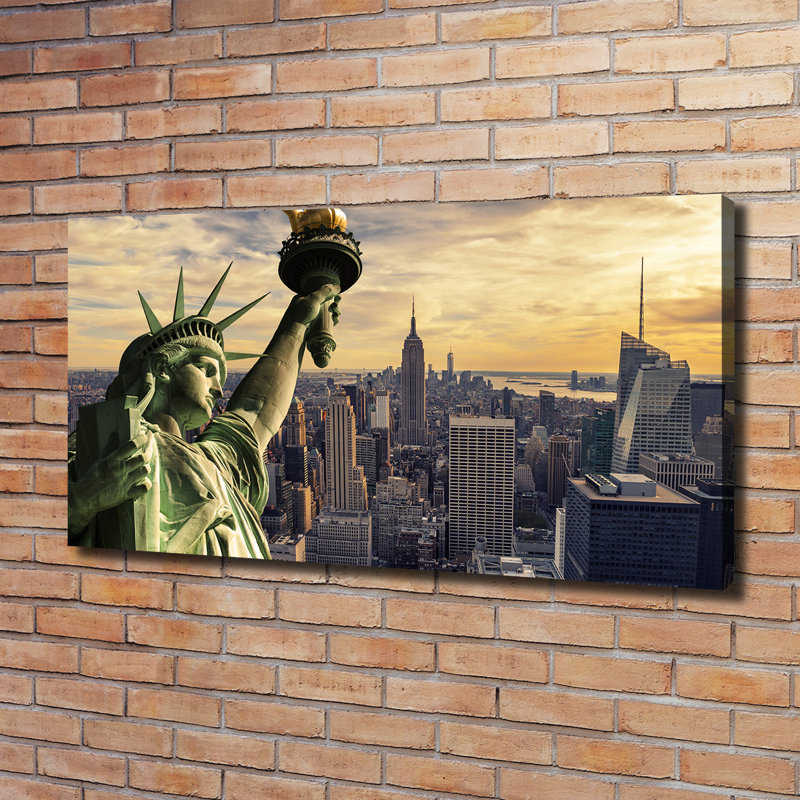 Statue Of Liberty - Wrapped Canvas Print