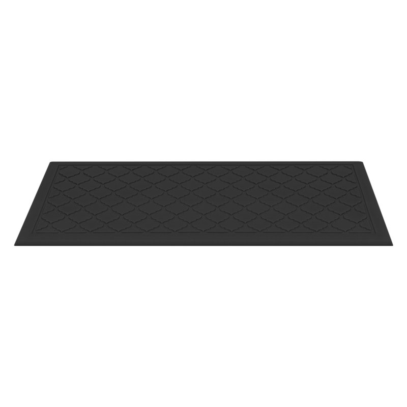 Antunez Quatrefoil Black, Black