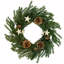 Couronne de pin et branches de pin pin de Noël 10 pouces non éclairées