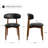 Upholstered Solid Wood Dining Side Chair-608495897