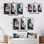 «Black Perfume Bottle Masterpièces», 3 pièces sur toile-669628411-669628415