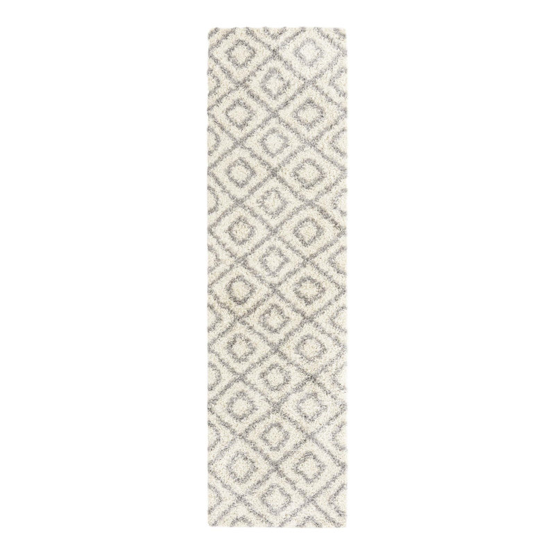 Aurin Geometric Indoor Rug, Runner 2'7" x 10'