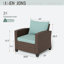 73.2 Cm Outdoor Wicker Patio Chair with Cushions-478718703