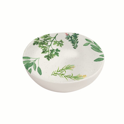 Bol à pâtes en mélamine herbes Lodd