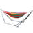 Double Hammock with Metal Stand and Carrying Bag Indoor Hammock Stand