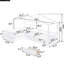 Lit plateforme simple à 3 tiroirs en blanc - option de chambre à coucher avec tiroirs de rangement et fabrication peu encombrante-724804769