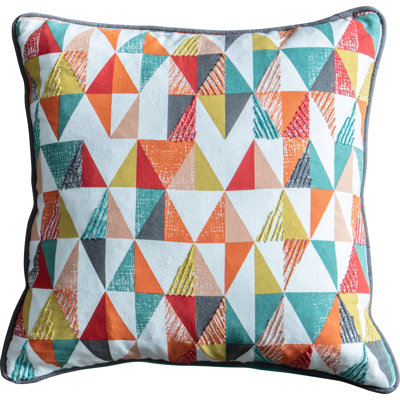 Lethea Geometric Square Throw Cushion