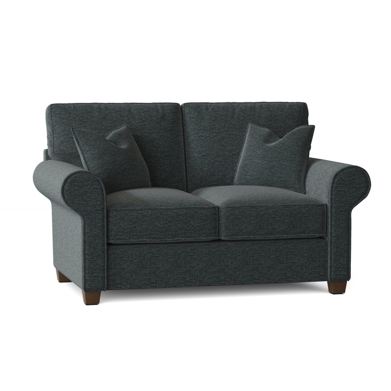Putney 65'' Upholstered Loveseat, Vault Aegean