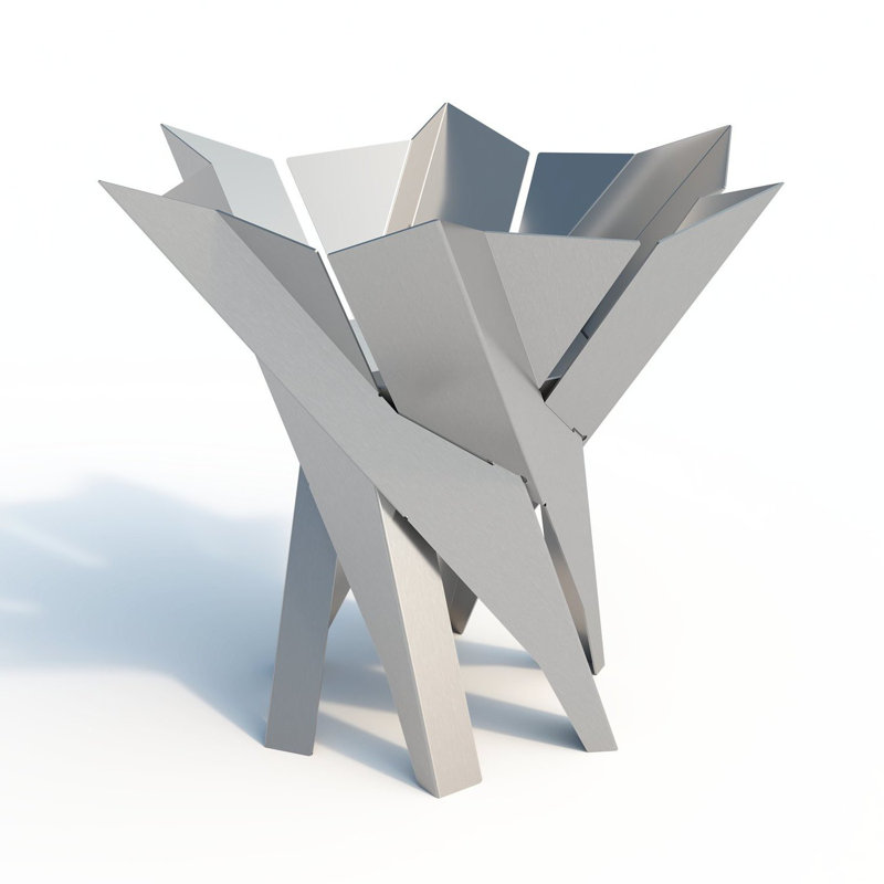 Round Stainless Steel Smokeless Fire Pit