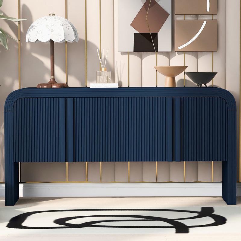 Fast 63'' Sideboard With 4 Doors, Blue