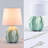 13.5" Ceramic Small Kitchen Counter Lamp Set, Decorative Kids Bedside Lamp-1039250258