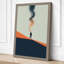 Figure on the Ridge Minimalist - Wrapped Canvas-2114769287-2114769281