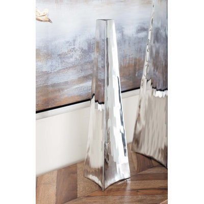 Ousmane Stainless Steel Floor Vase