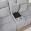 Console inclinable ECO GREY, 2 porte-gobelets sur la console
