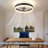 19.7" Low Profile Matte Black Dimmable LED Ceiling Fan Light with Remote Control for Dinning Room and Bedroom-1642999320