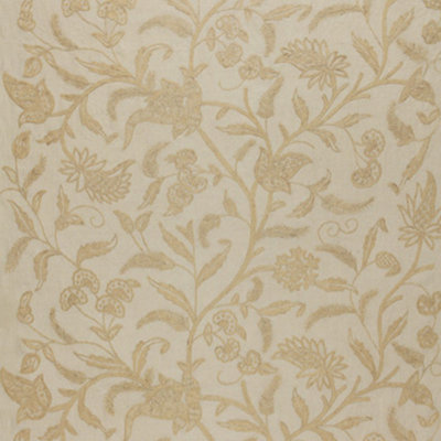 Amagansett Linen Crewel Fabric