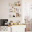 Hachaliah 3 Piece U-Shaped Floating Shelf